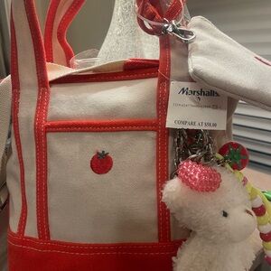 Madden Girl Tomato Tote with Charms